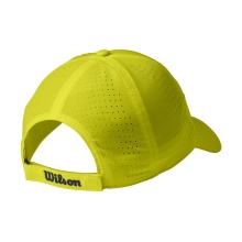 Wilson Basecap Ultralight Tenniskappe II (atmungsaktiv, UV-Schutz, Klettverschluss) sulphurgelb